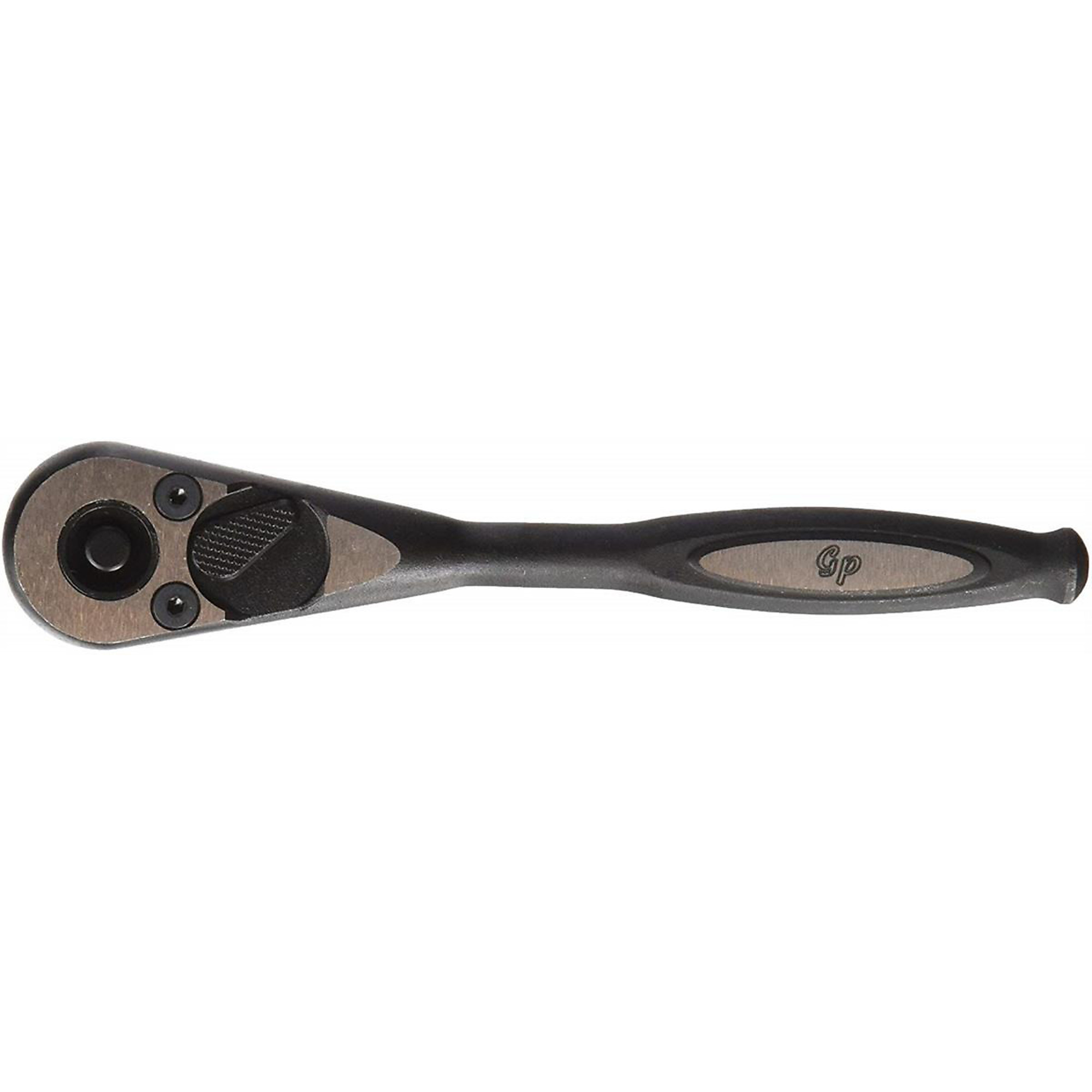 Grey Pneumatic Quick Release Ratchet — 1/4in. Drive, 72-Tooth, Low-Profile, Ergonomic Handle, Model# GRE9572BRQ